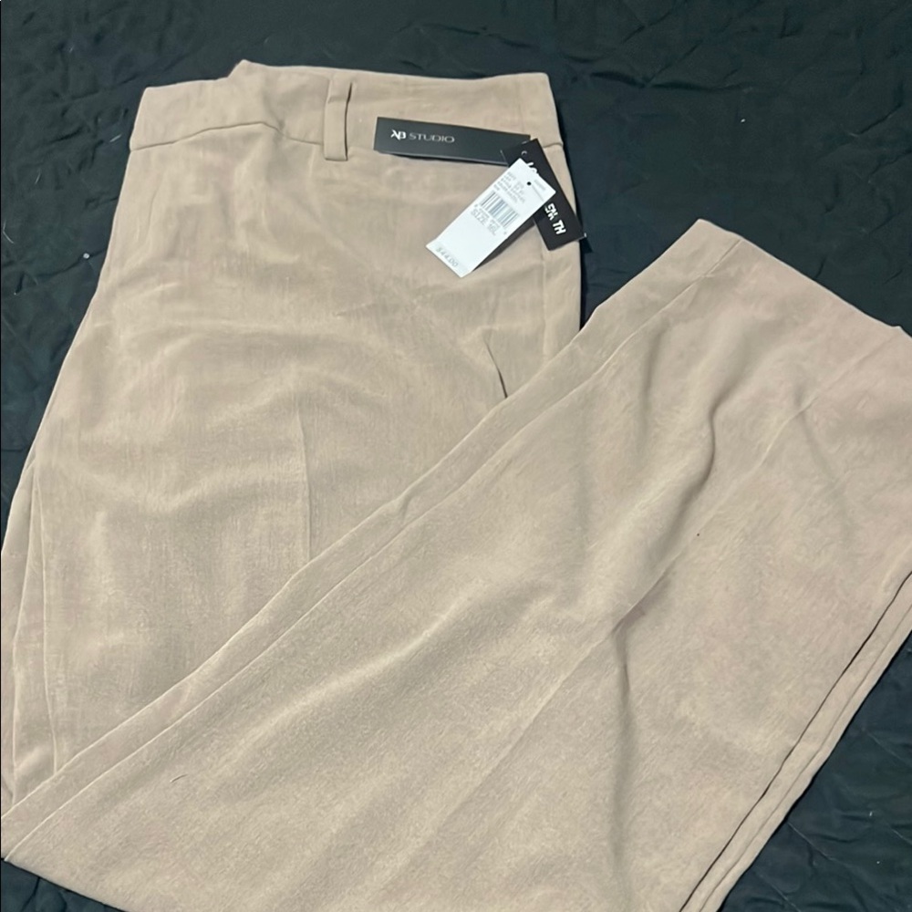 AB Studio Women's Tan Trousers